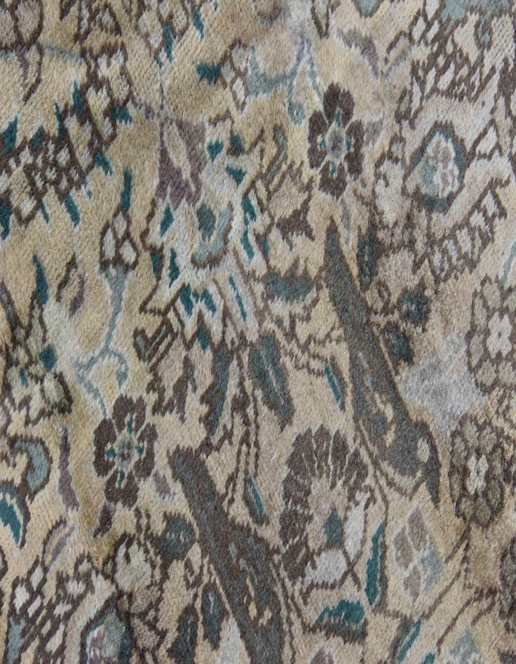Detail image of 9' 7 x 12' 3 Hand Knotted Tabriz Persian Wool Rug