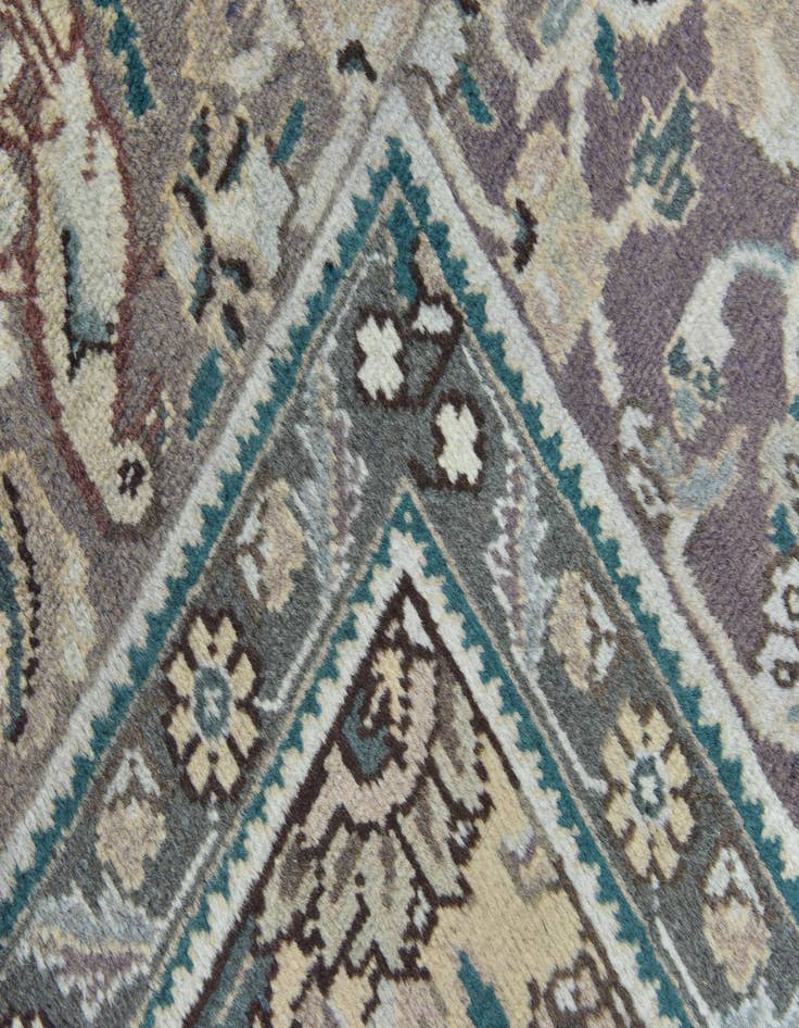Detail image of 9' 7 x 12' 3 Hand Knotted Tabriz Persian Wool Rug