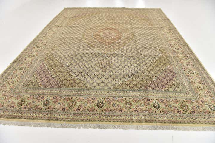 9' 10 x 12' 10 Hand Knotted Tabriz Persian Rug
