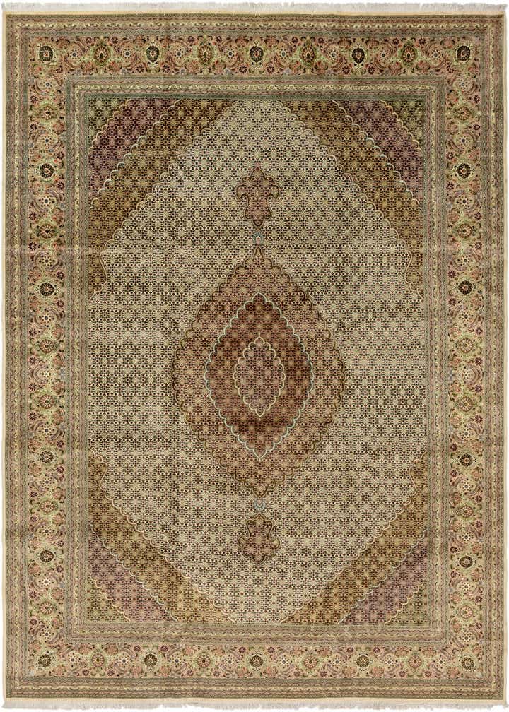 9' 10 x 12' 10 Hand Knotted Tabriz Persian Rug