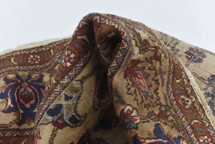 7' 9 x 11' 4 Hand Knotted Tabriz Persian Wool Rug