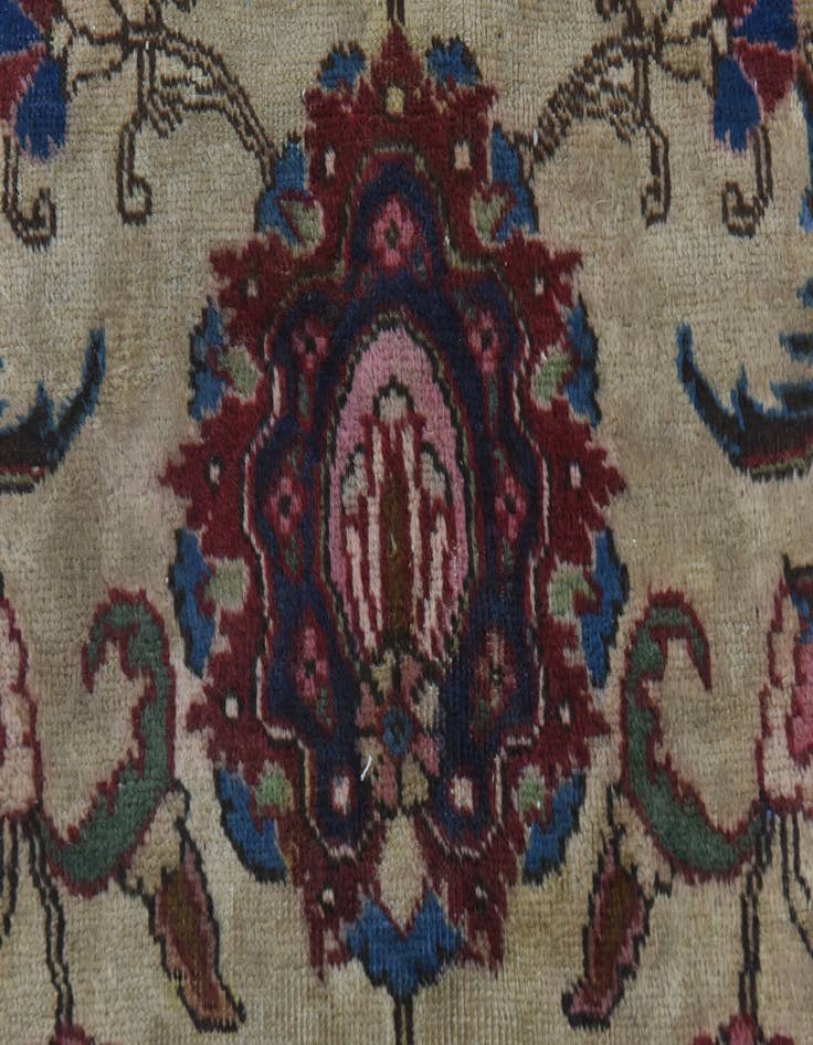 Detail image of 7' 9 x 11' 4 Hand Knotted Tabriz Persian Wool Rug