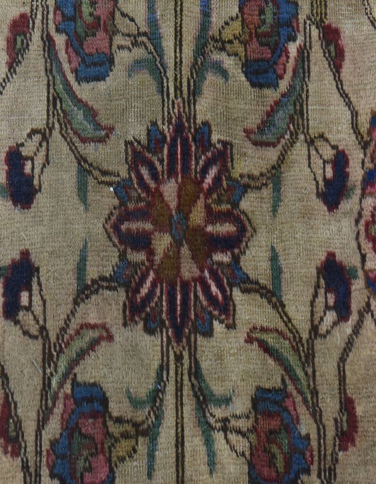 Detail image of 7' 9 x 11' 4 Hand Knotted Tabriz Persian Wool Rug