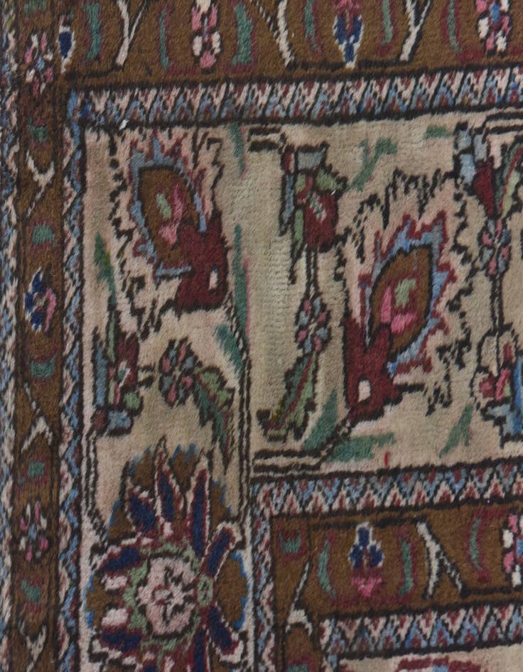 Detail image of 7' 9 x 11' 4 Hand Knotted Tabriz Persian Wool Rug