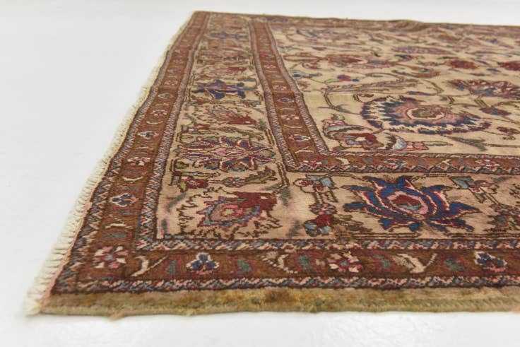 Detail image of 7' 9 x 11' 4 Hand Knotted Tabriz Persian Wool Rug