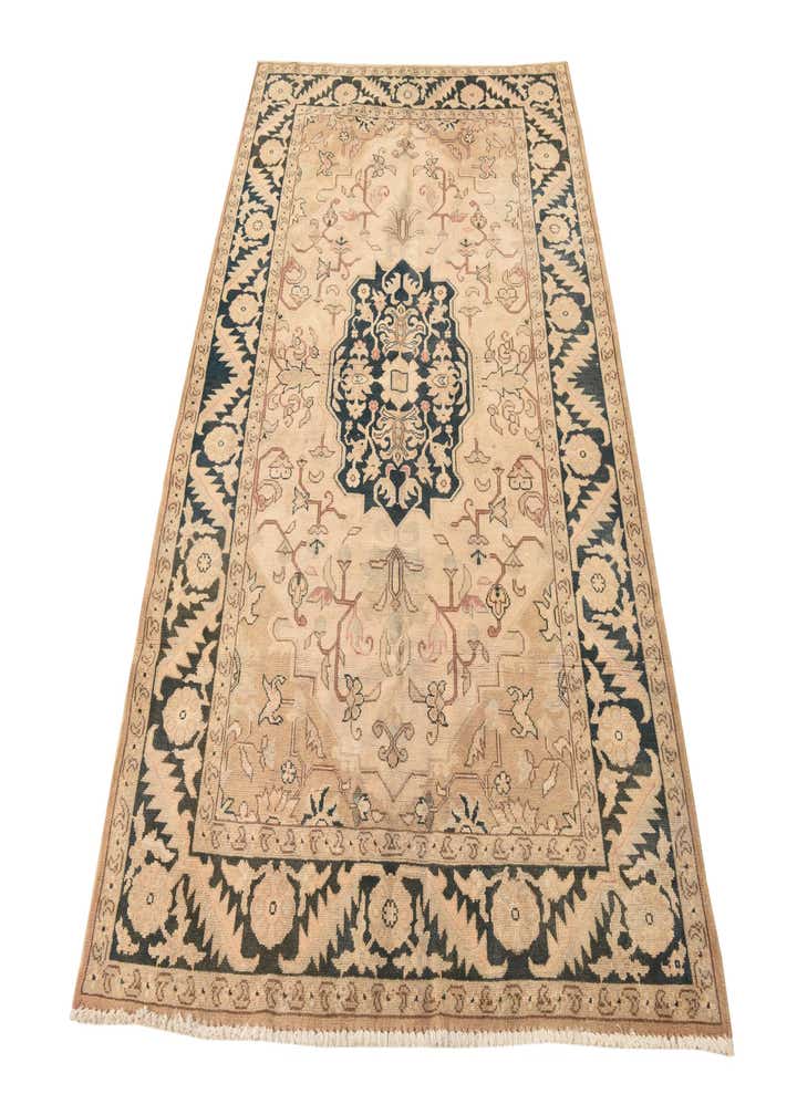 4' 3 x 6' 7 Hand Knotted Tabriz Persian Wool Rug