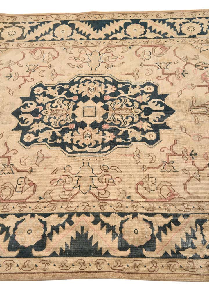4' 3 x 6' 7 Hand Knotted Tabriz Persian Wool Rug