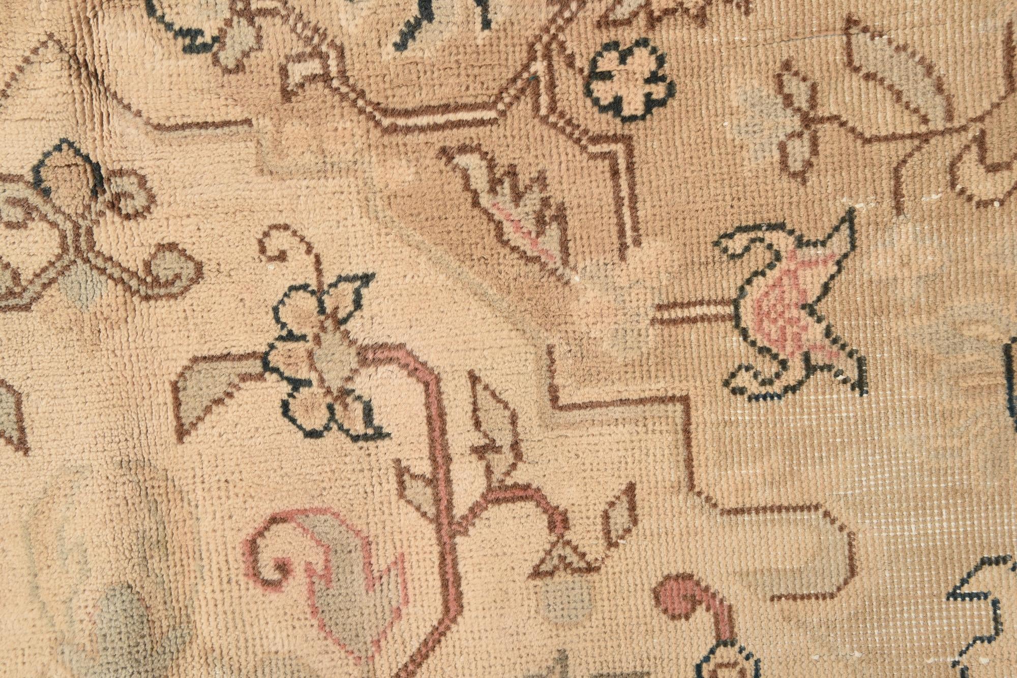 4' 3 x 6' 7 Hand Knotted Tabriz Persian Wool Rug
