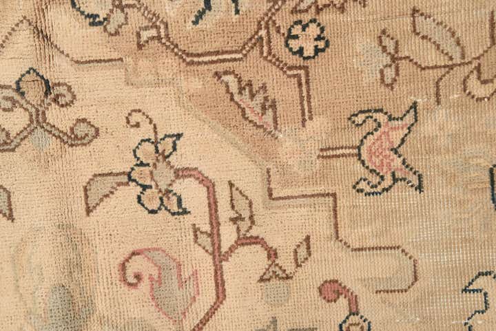 4' 3 x 6' 7 Hand Knotted Tabriz Persian Wool Rug