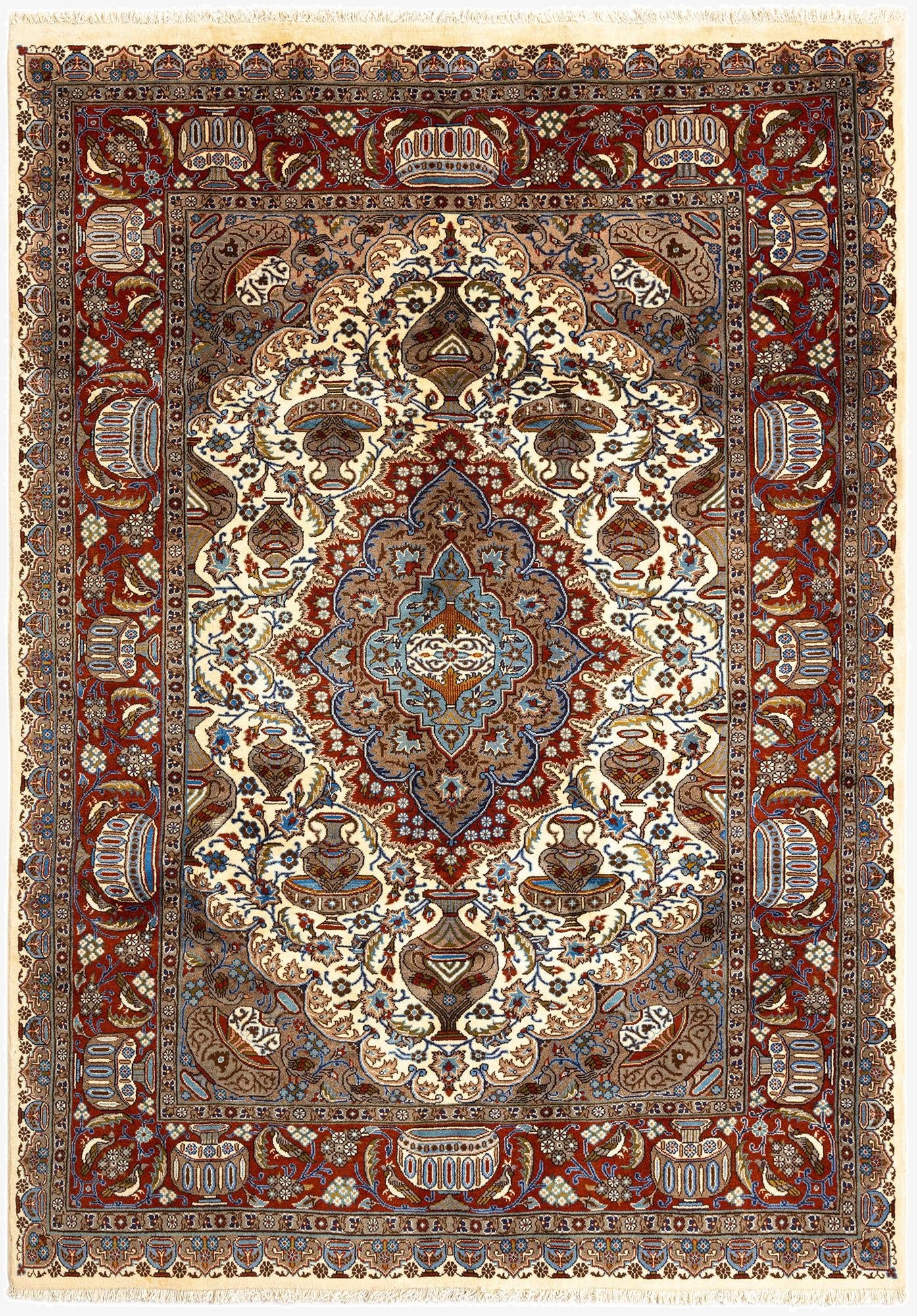6' 9 x 9' 5 Tabriz Wool Rug