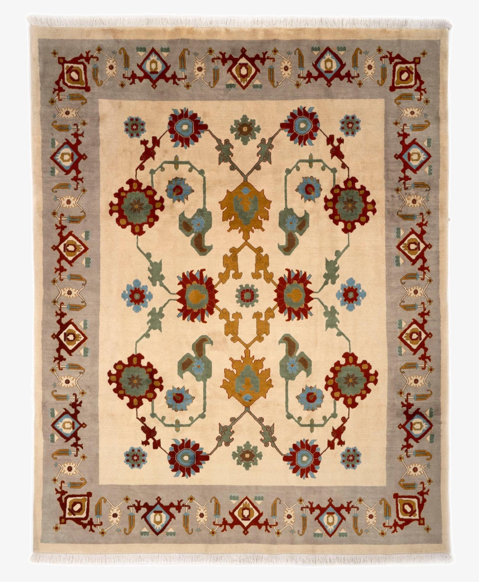 8' 2 x 9' 11  Hand Knotted Tabriz Wool Rug