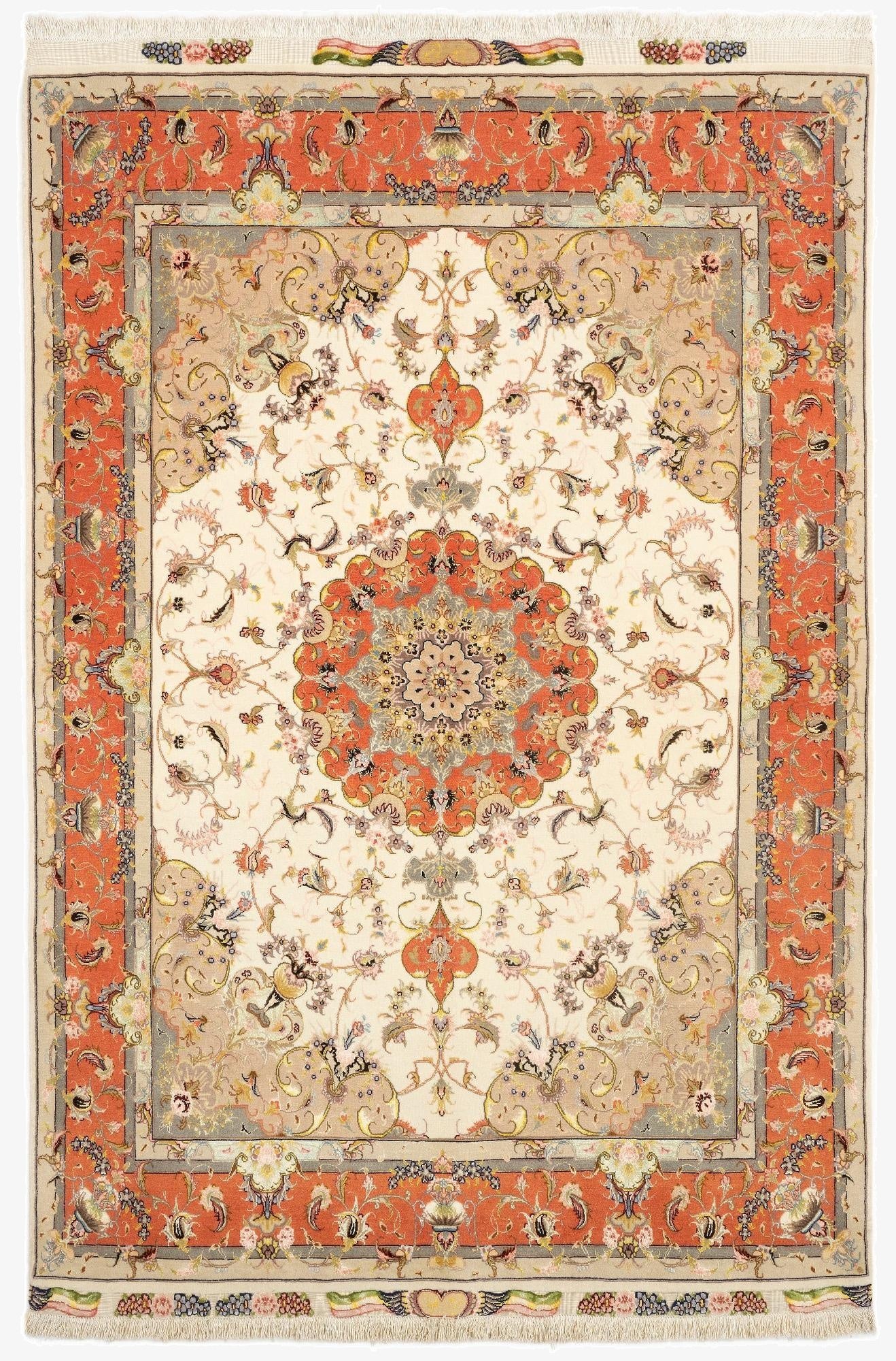 4' 11 x 7' 4 Tabriz Rug
