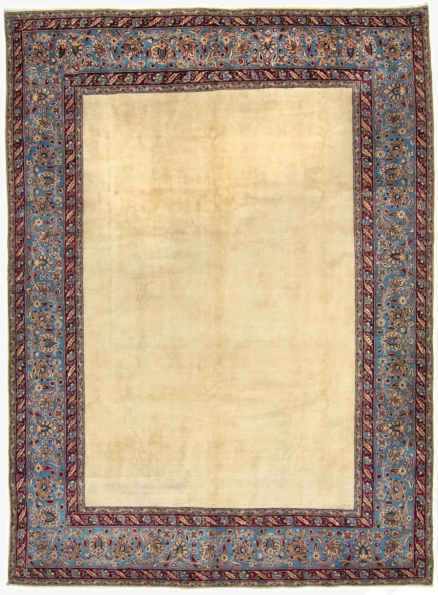 7' 3 x 9' 11  Hand Knotted Tabriz Persian Rug