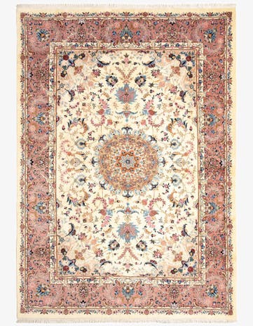 8' x 11' 3 Tabriz Wool Rug