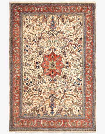 6' 7 x 9' 5 Tabriz Wool Rug