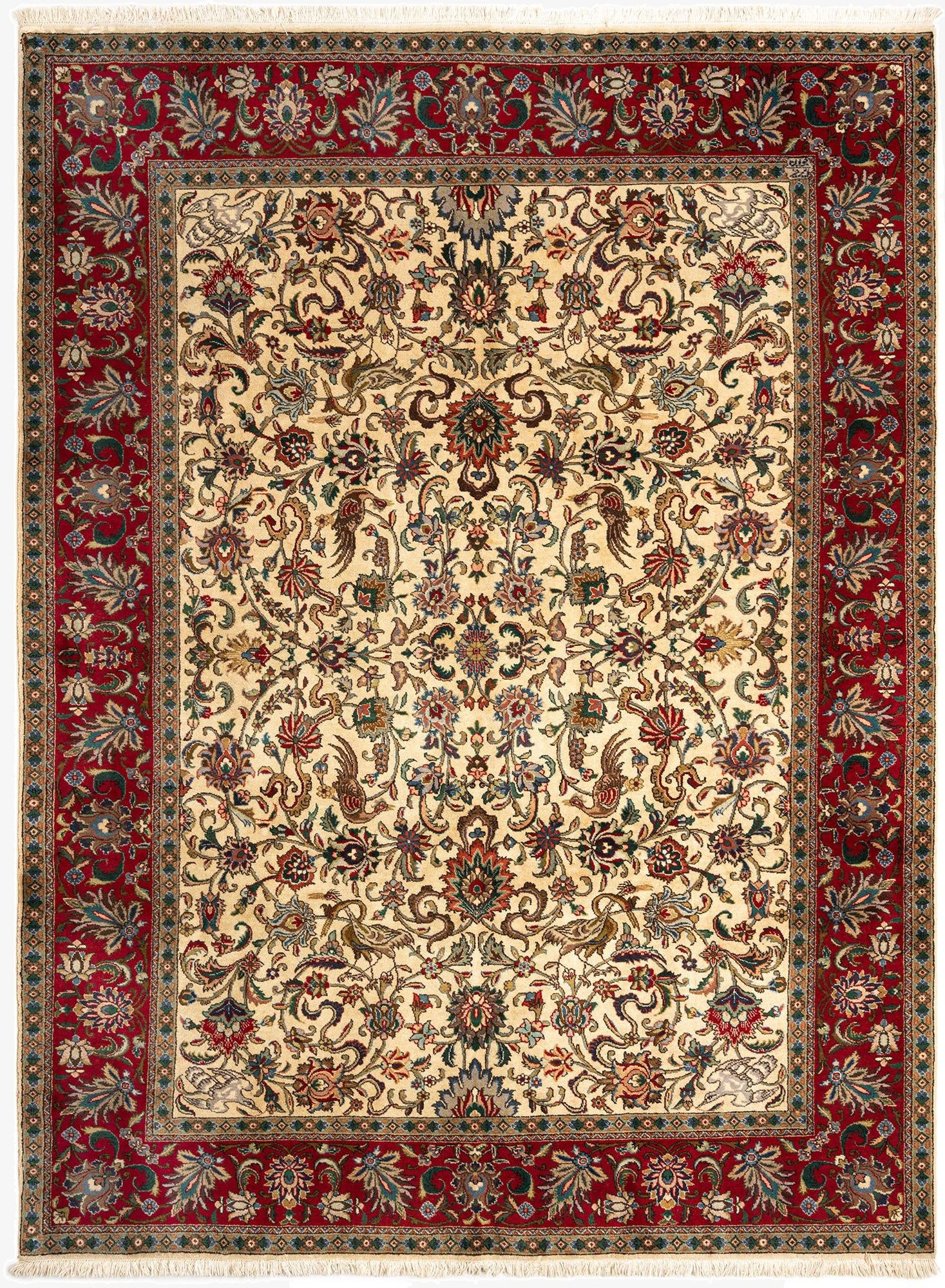 8' 1 x 11' 1 Tabriz Wool Rug