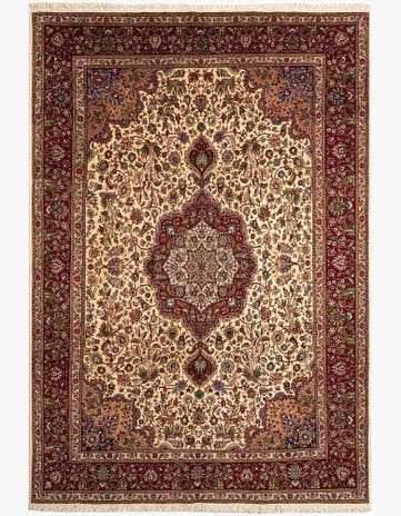 8' 1 x 11' 8 Tabriz Wool Rug