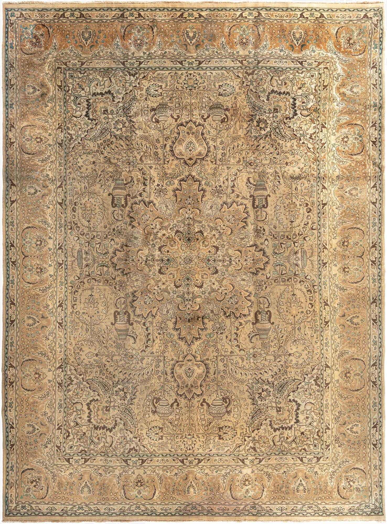 9' 5 x 13' 3 Tabriz Rug