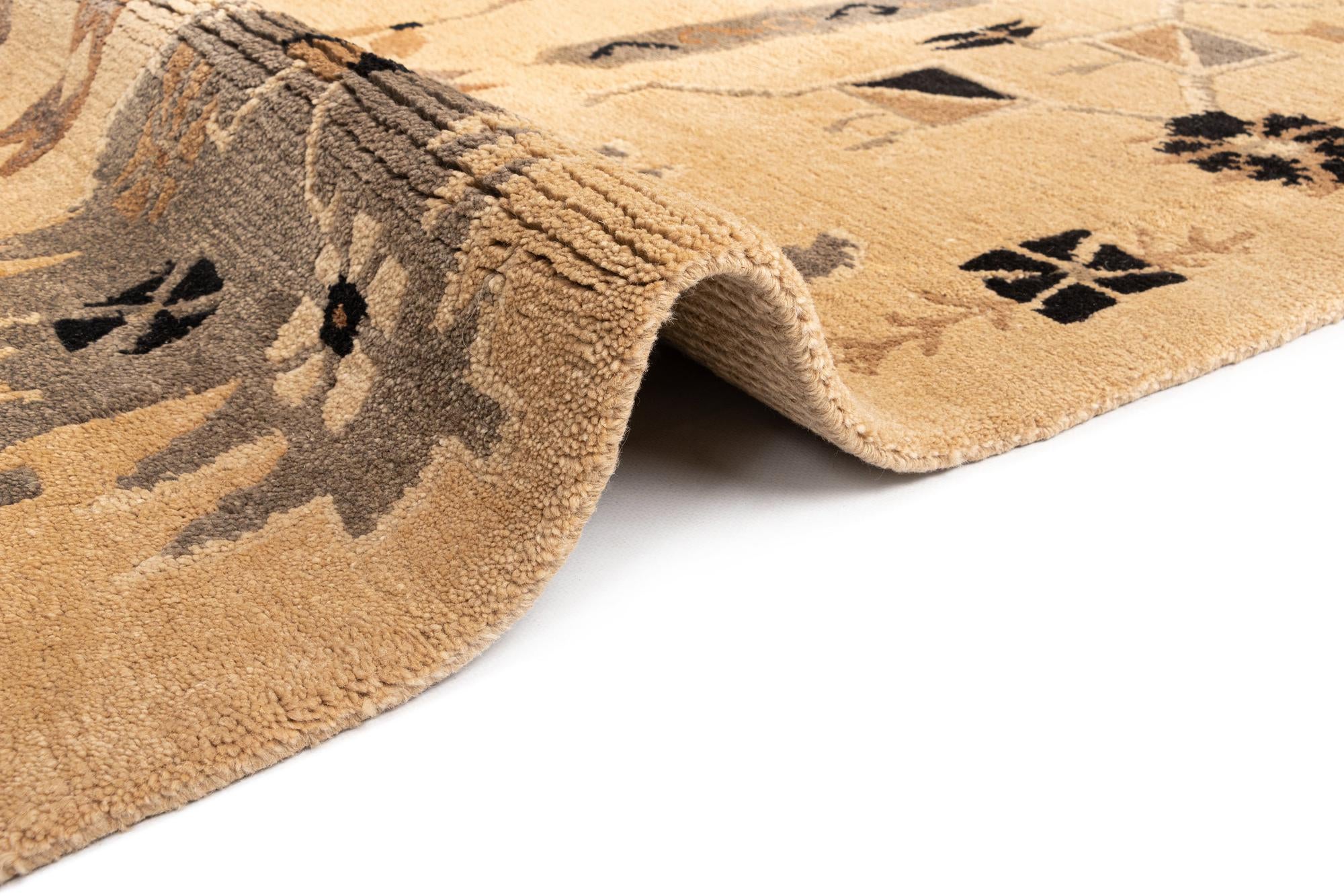8' 2 x 10' 2 Tibet Wool Rug