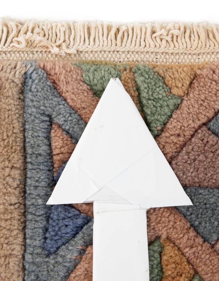 Detail image of 6' 6 x 9' 5  Hand Knotted Tibet Wool Rug