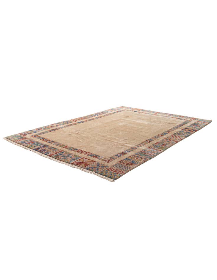 Detail image of 6' 6 x 9' 5  Hand Knotted Tibet Wool Rug