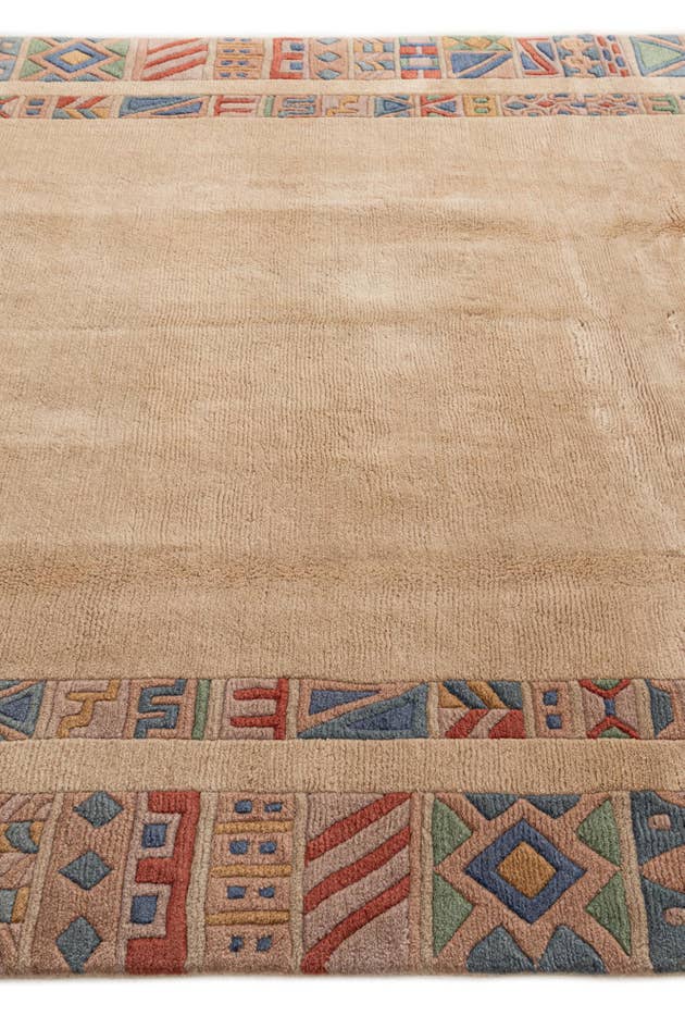 Detail image of 6' 6 x 9' 5 Hand Knotted Tibet Wool Rug