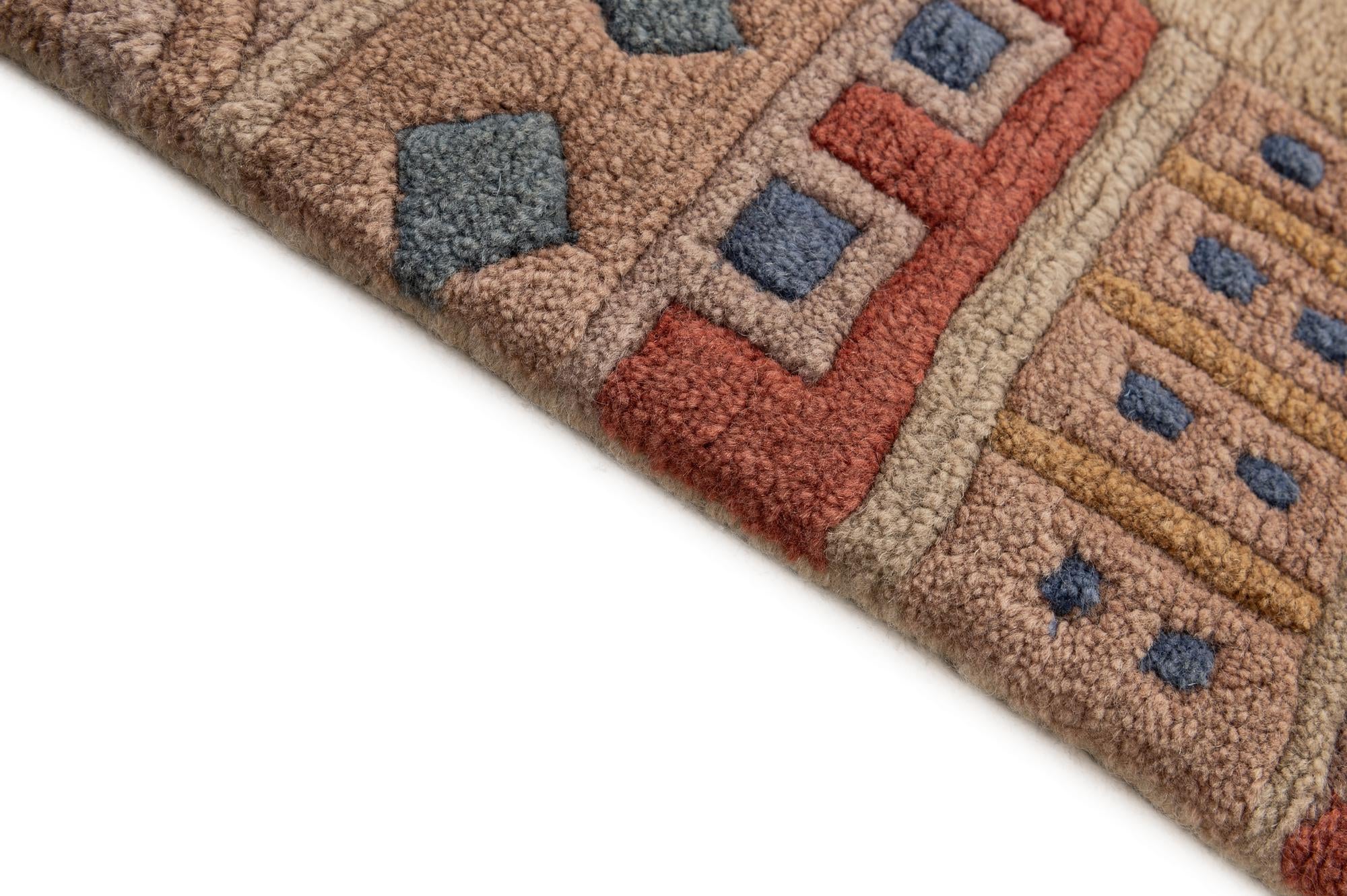 6' 6 x 9' 5 Hand Knotted Tibet Wool Rug