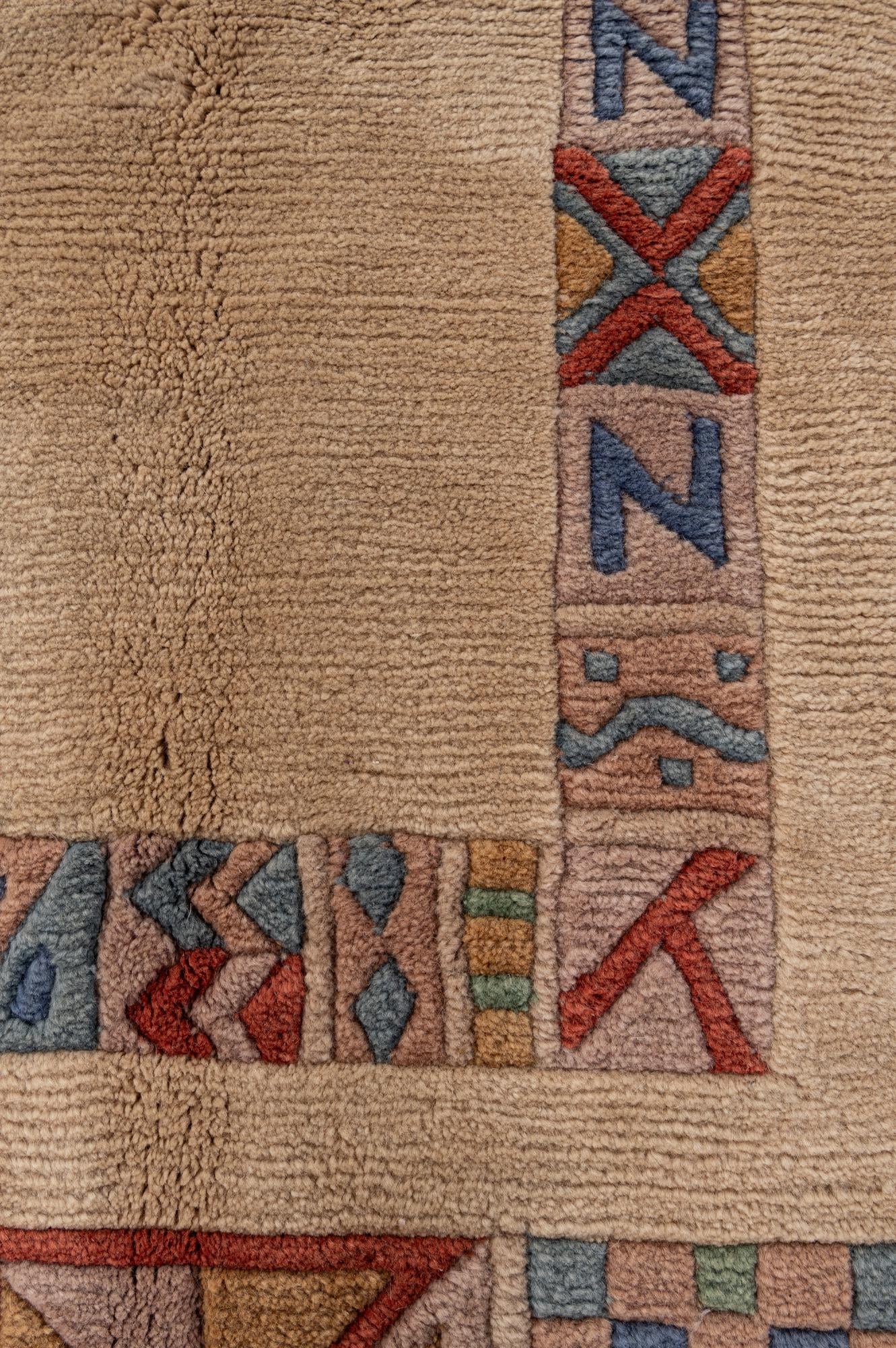 6' 6 x 9' 5 Hand Knotted Tibet Wool Rug
