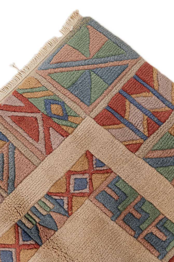 6' 6 x 9' 5 Hand Knotted Tibet Wool Rug