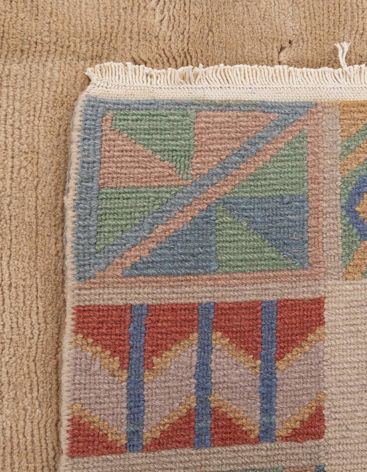 Detail image of 6' 6 x 9' 5  Hand Knotted Tibet Wool Rug