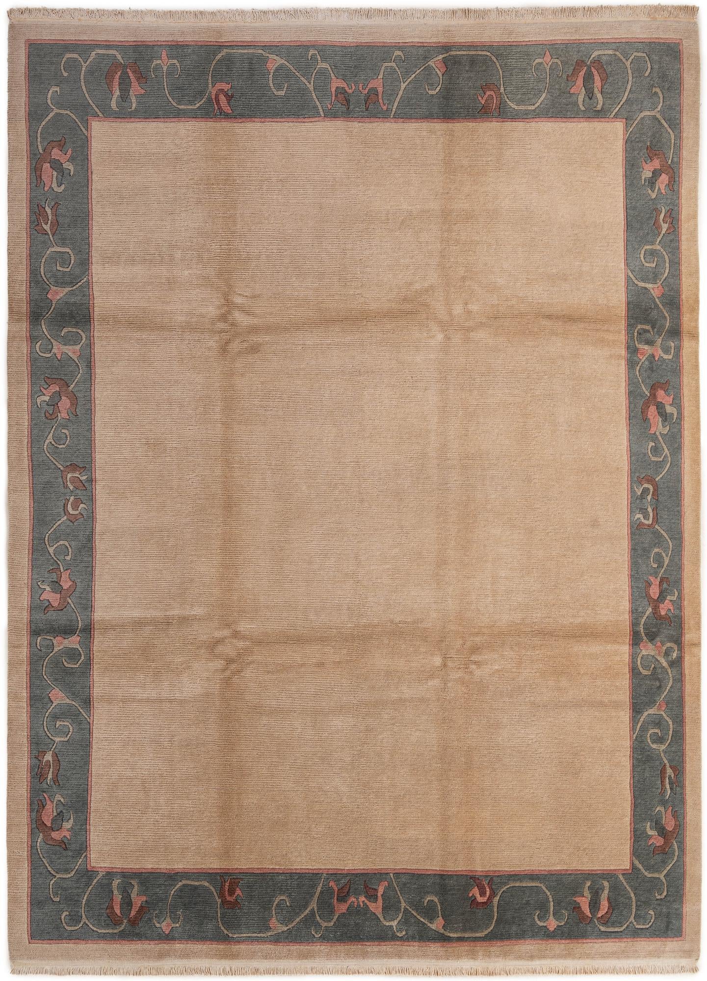 8' 6 x 11' 5 Hand Knotted Tibet Wool Rug