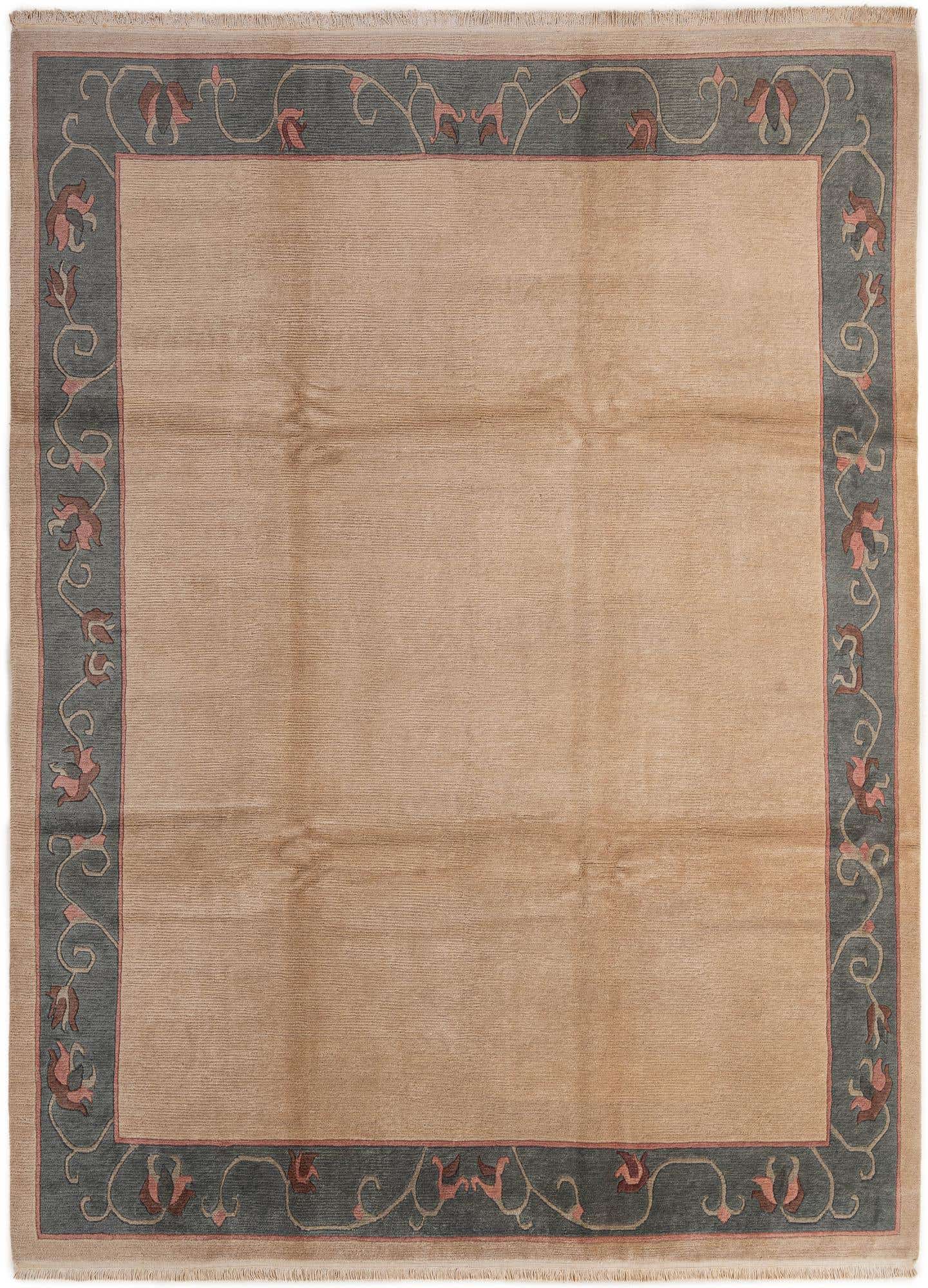 8' 6 x 11' 5 Hand Knotted Tibet Wool Rug