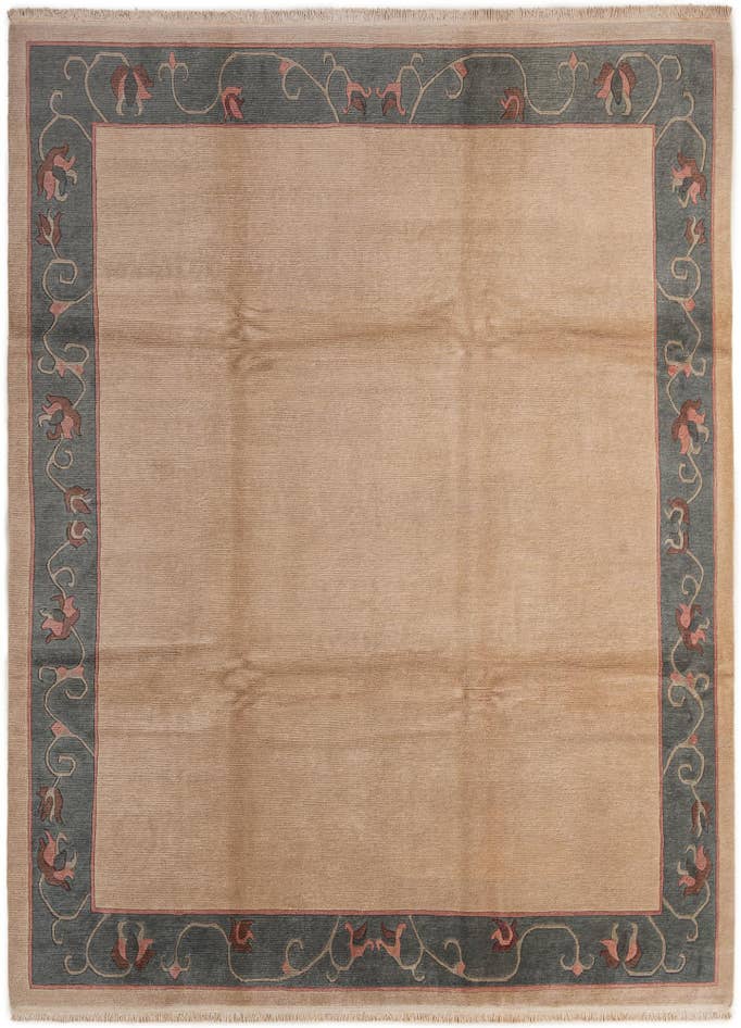 Detail image of 8' 6 x 11' 5 Hand Knotted Tibet Wool Rug