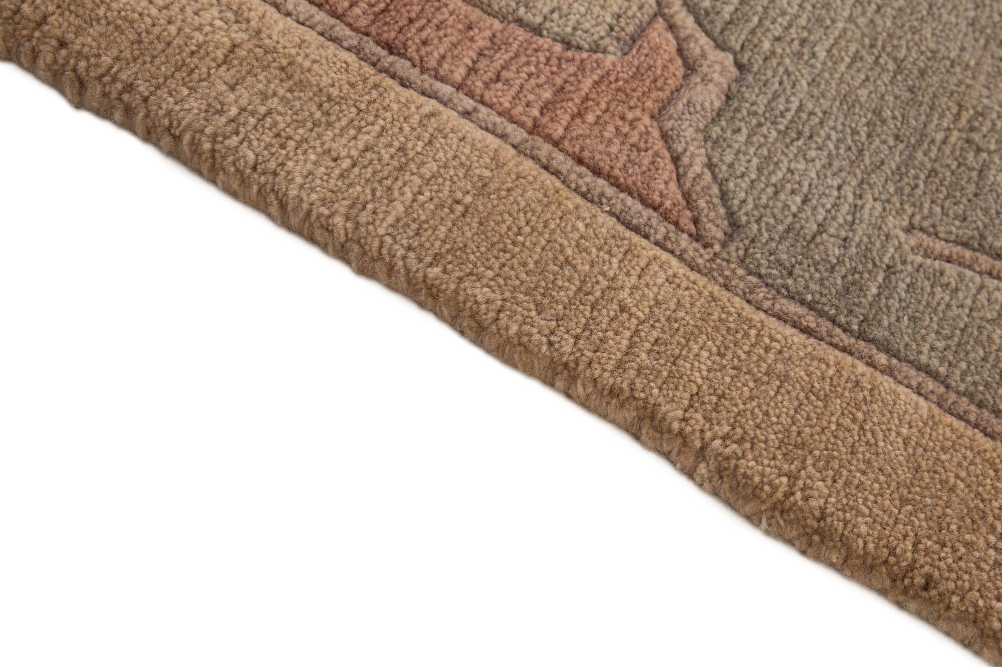 8' 4 x 11' 5 Hand Knotted Tibet Wool Rug