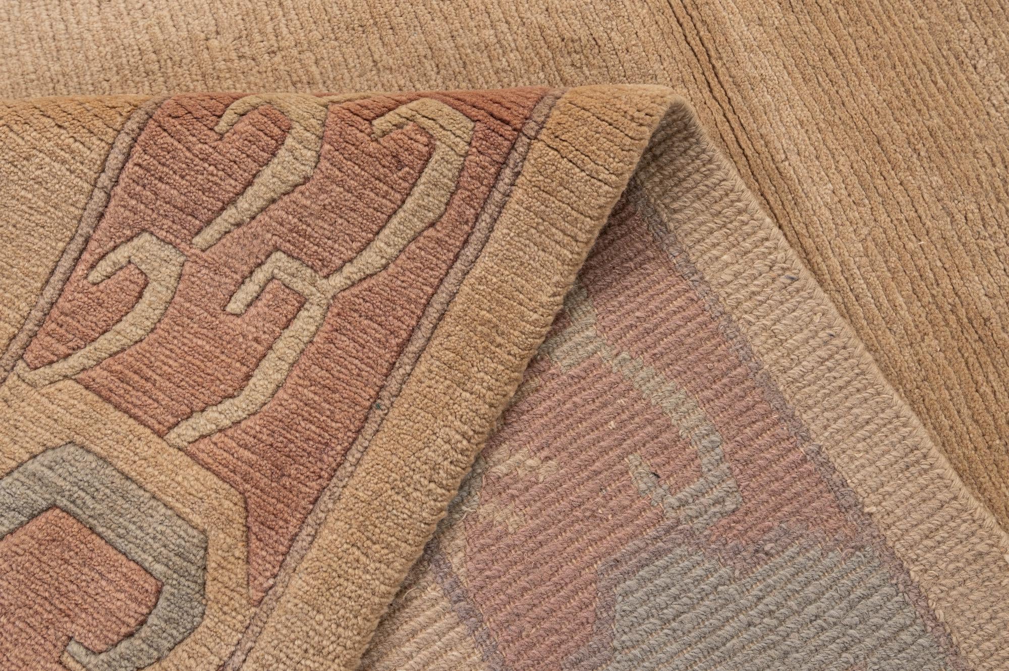 8' 4 x 11' 5 Hand Knotted Tibet Wool Rug