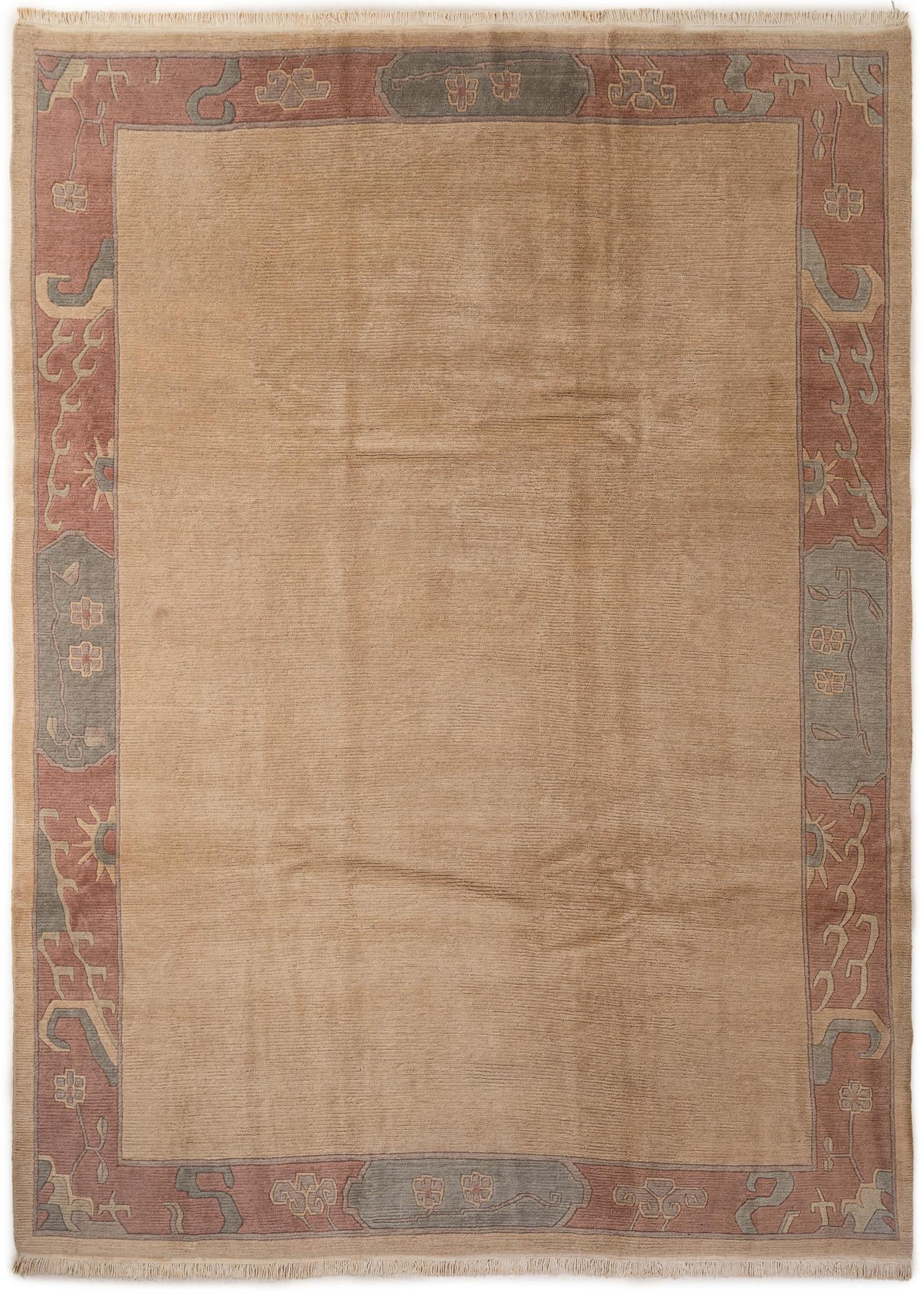 8' 4 x 11' 5 Hand Knotted Tibet Wool Rug
