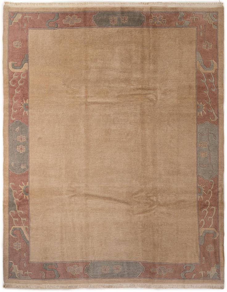 Detail image of 8' 4 x 11' 5 Hand Knotted Tibet Wool Rug