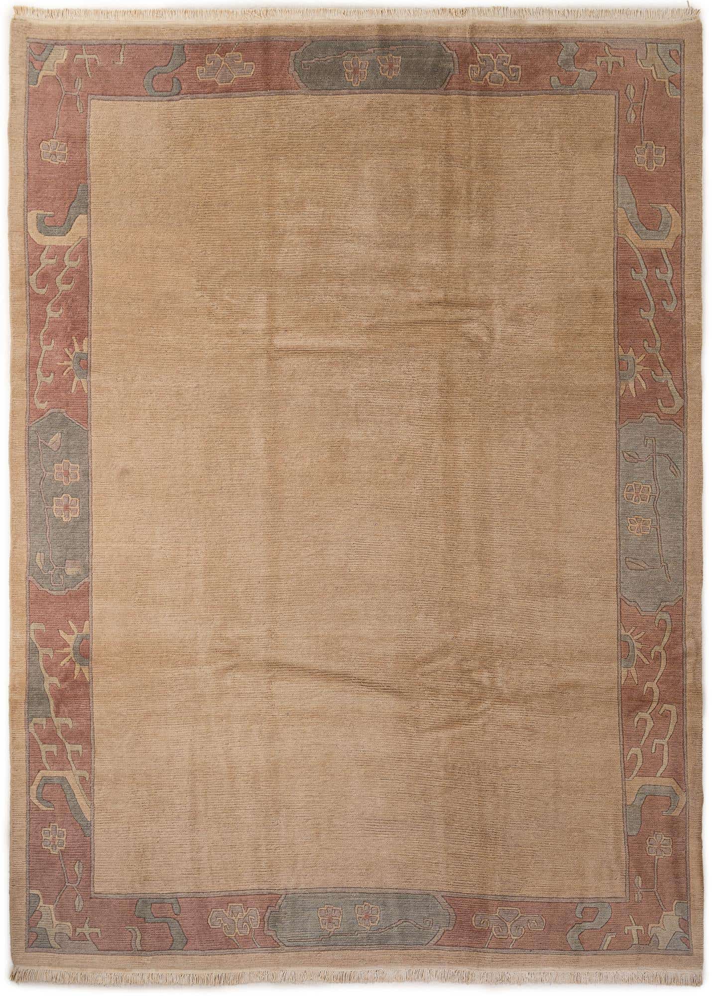 8' 4 x 11' 5 Hand Knotted Tibet Wool Rug