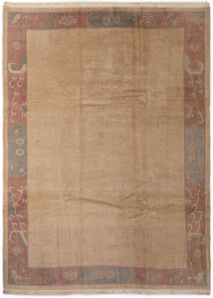 8' 4 x 11' 5 Hand Knotted Tibet Wool Rug