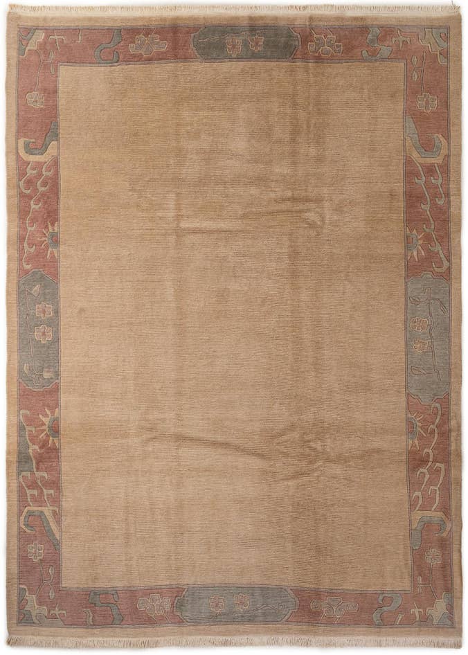 Detail image of 8' 4 x 11' 5 Hand Knotted Tibet Wool Rug