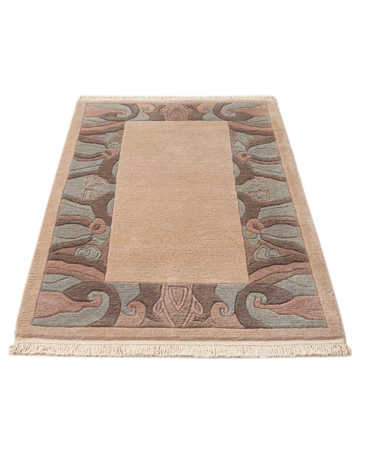Detail image of 2' 9 x 4' 11 Hand Knotted Tibet Wool Rug