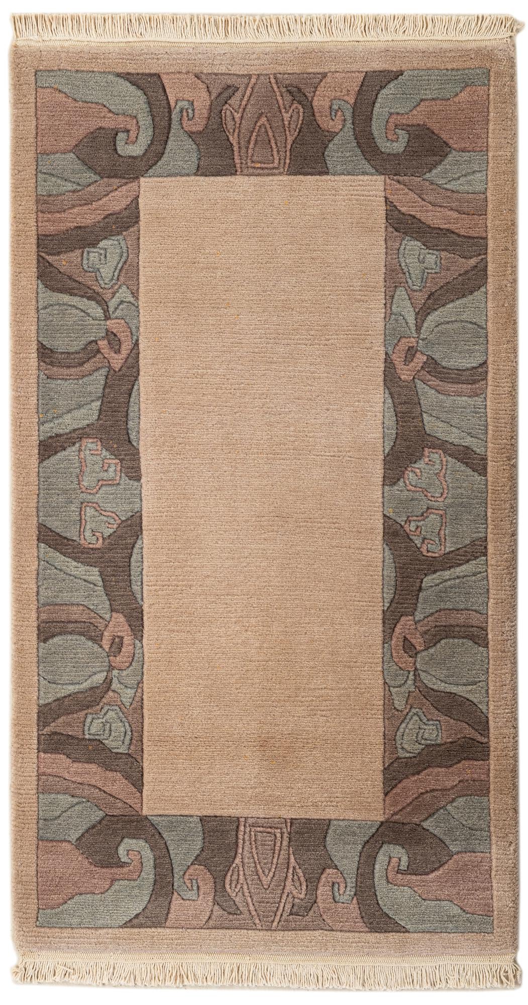 2' 9 x 4' 11 Hand Knotted Tibet Wool Rug