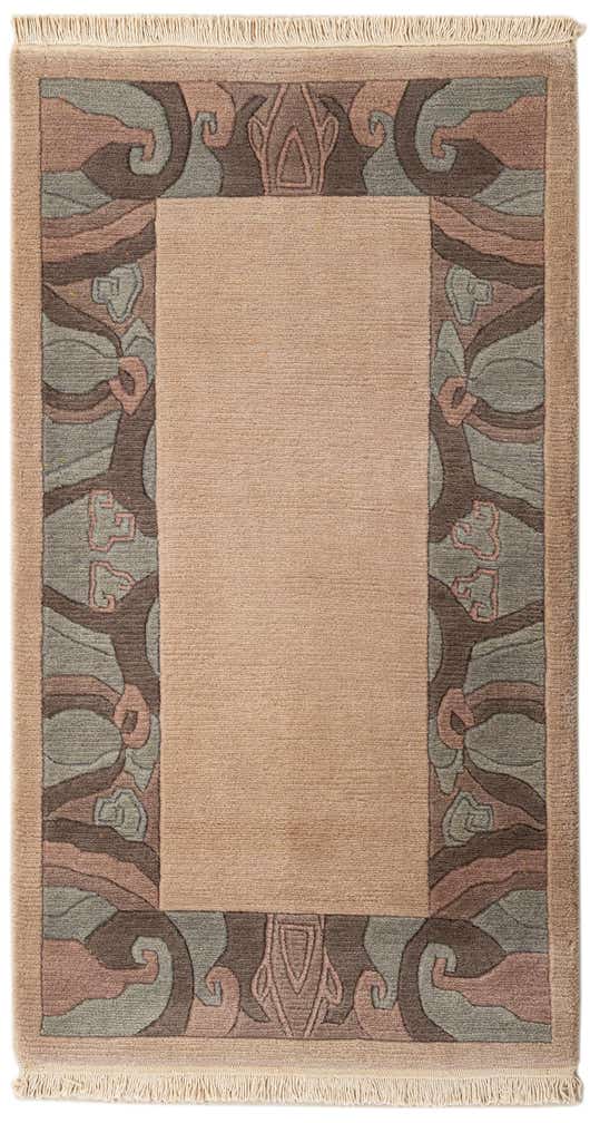2' 9 x 4' 11 Hand Knotted Tibet Wool Rug