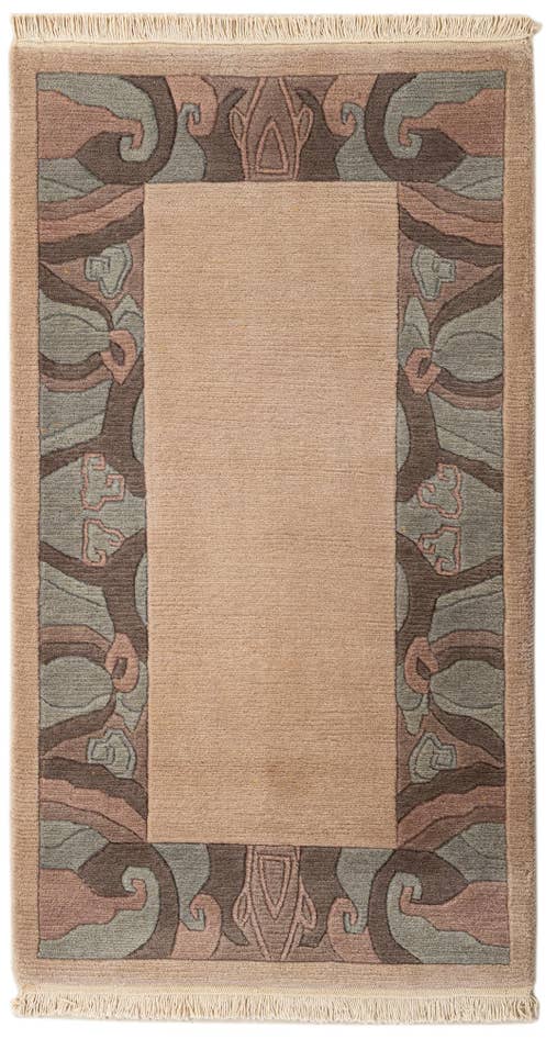 Detail image of 2' 9 x 4' 11 Hand Knotted Tibet Wool Rug