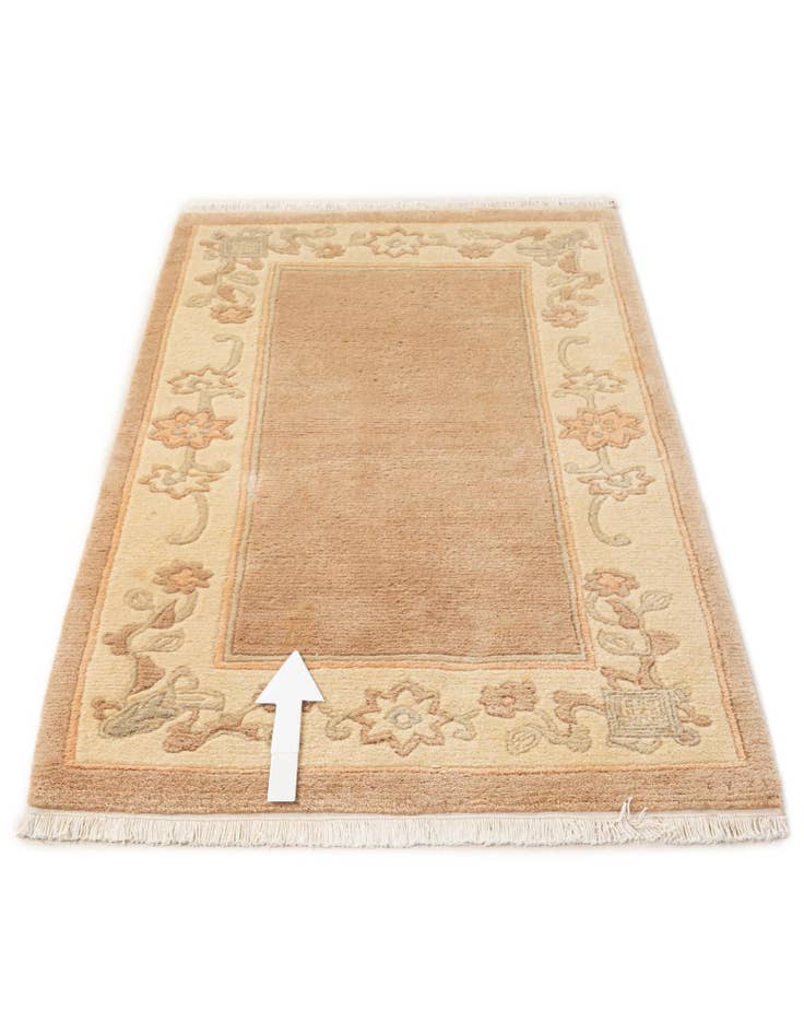 Detail image of 3' 1 x 5' 2  Hand Knotted Tibet Wool Rug