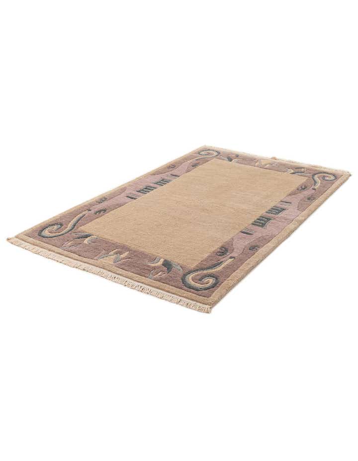 3' 2 x 5' 4 Hand Knotted Tibet Wool Rug