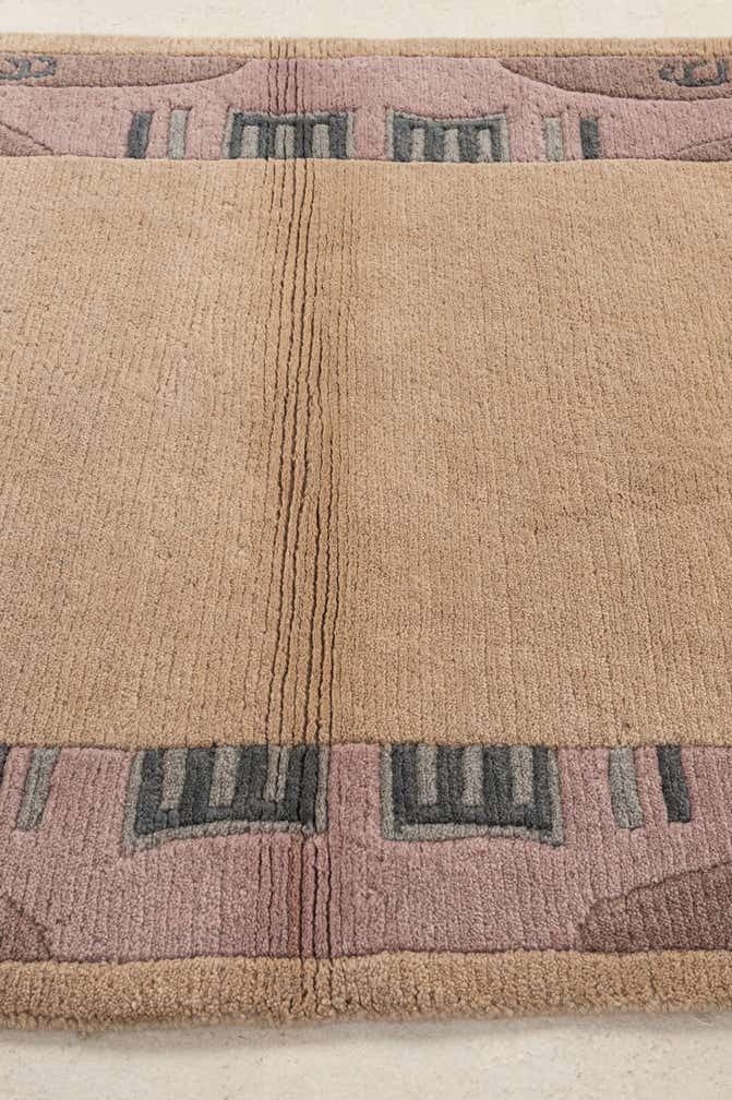 3' 2 x 5' 4 Hand Knotted Tibet Wool Rug