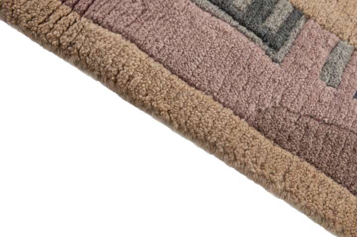 3' 2 x 5' 4 Hand Knotted Tibet Wool Rug