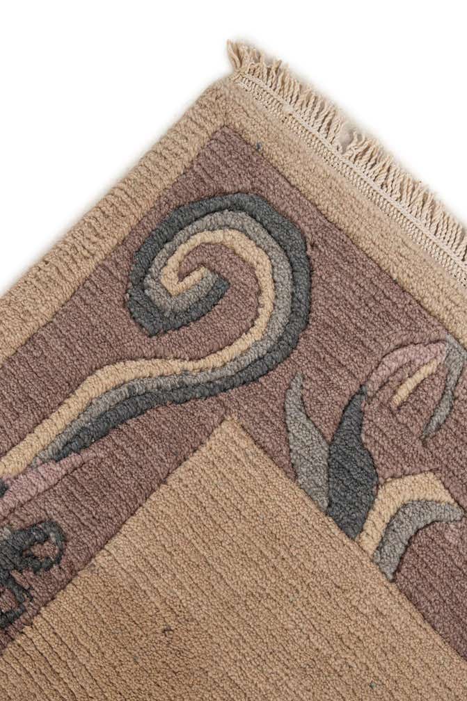 3' 2 x 5' 4 Hand Knotted Tibet Wool Rug