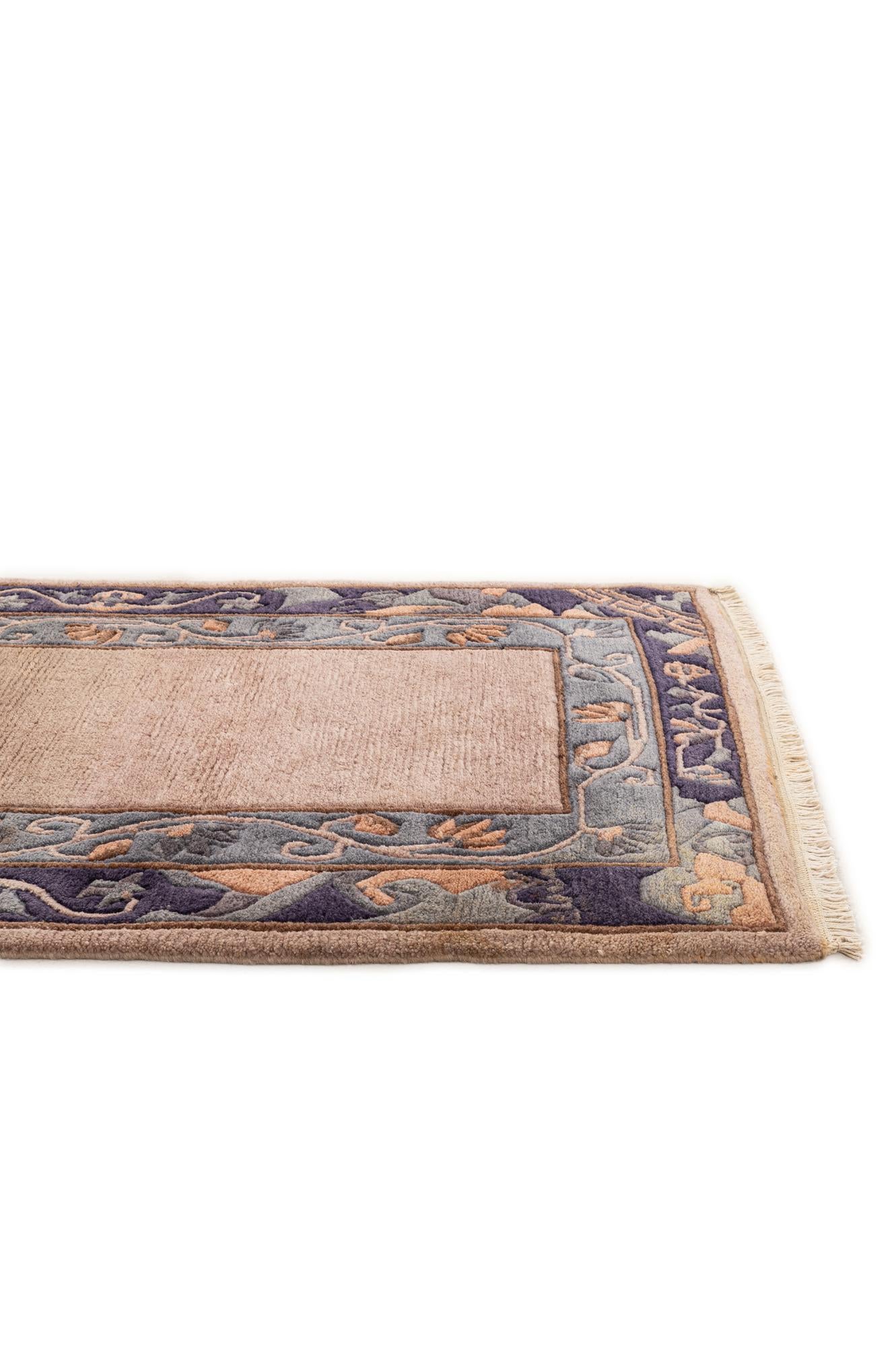 75cm x 140cm anudado a mano Tibet Alfombra Lana
